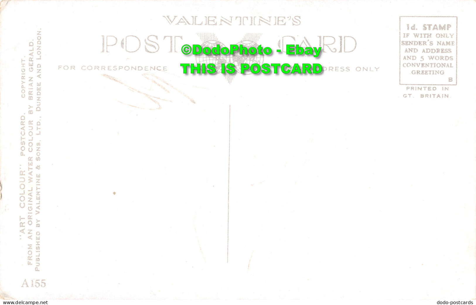 R454066 Sychnant Pass. Valentine. Art Colour. Brian Gerald - Monde