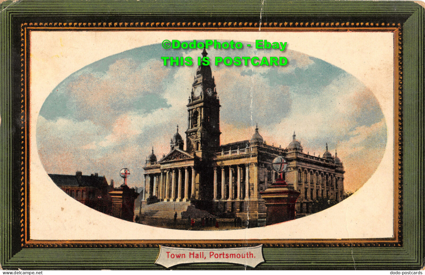 R454071 Portsmouth. Town Hall. Eisner. 1911 - Monde