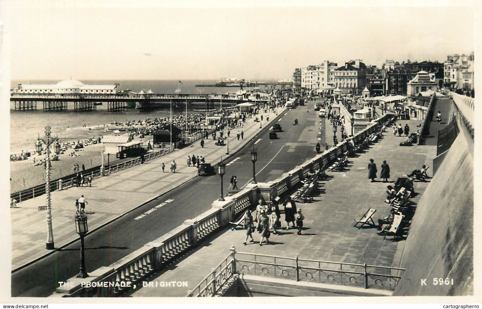 Brighton Promenade 1958 - Brighton