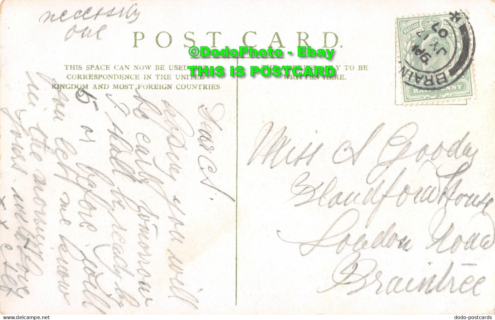 R454092 London. Bank Of England. 1907 - Other & Unclassified