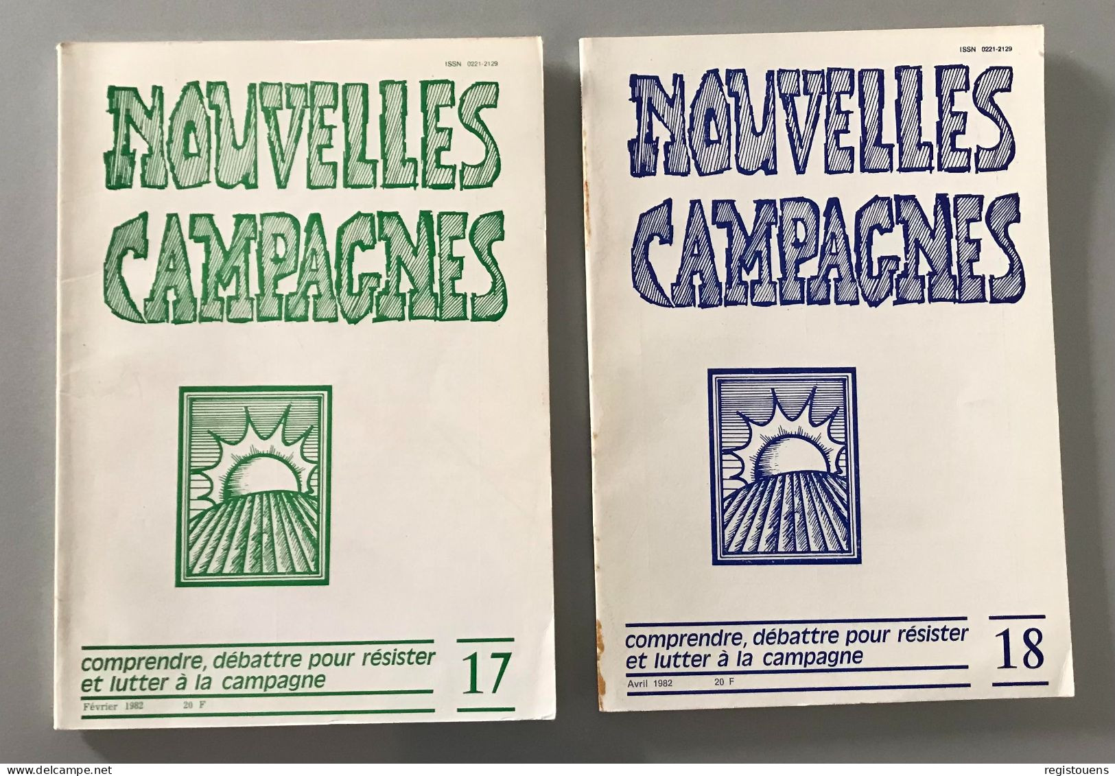 Nouvelles Campagnes N° 17 / 18 - ( Lot De 2 Revues ) - Bücherpakete