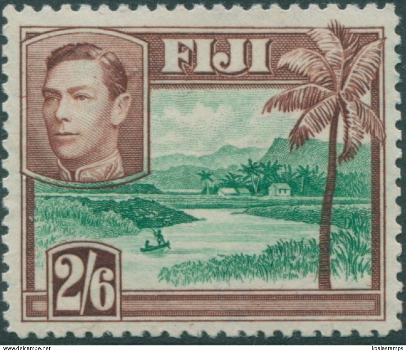 Fiji 1938 SG265 2/6 River Scene KGVI MNH - Fiji (1970-...)