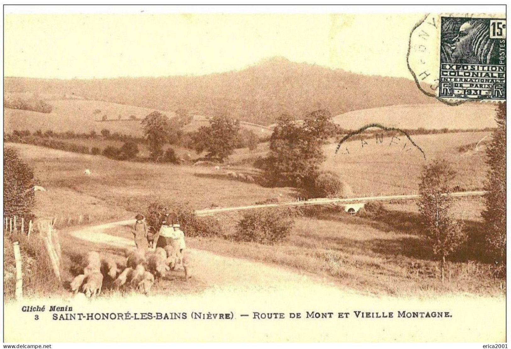 Autres & Non Classés. Saint Honoré Les Bains. La Route De Mont Et Vieille Montagne. - Sonstige & Ohne Zuordnung