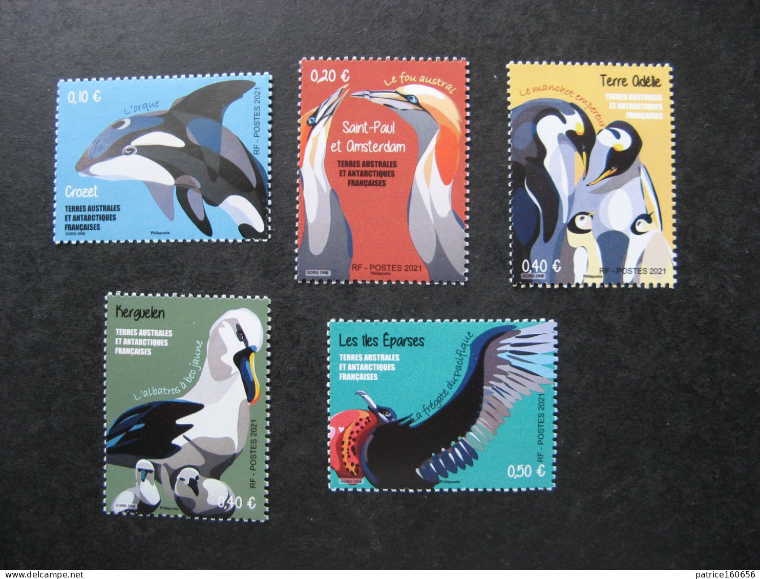 TAAF:  TB Série N° 987 Au N° 991, Neufs XX. - Unused Stamps