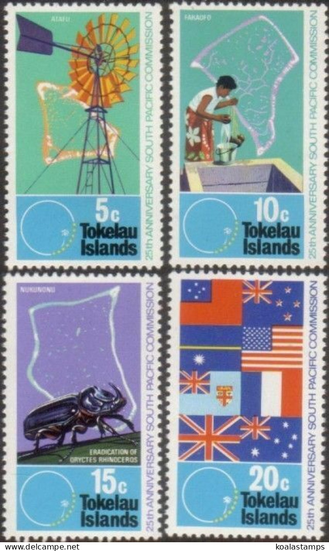 Tokelau 1972 SG33 South Pacific Commission Set MNH - Tokelau