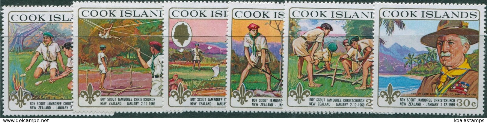 Cook Islands 1969 SG289-294 Scouts Set MNH - Cook