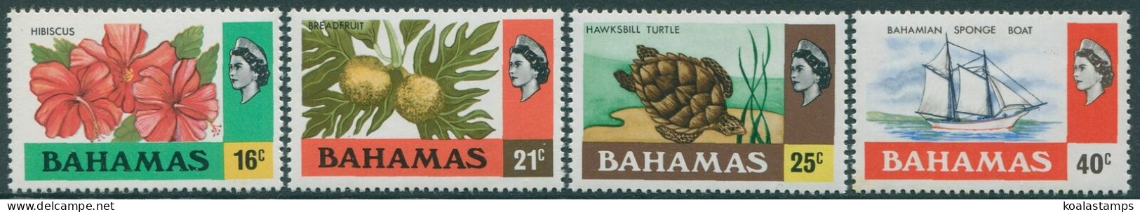 Bahamas 1976 SG466-469 Flowers Fruit Ship QEII MNH - Bahamas (1973-...)