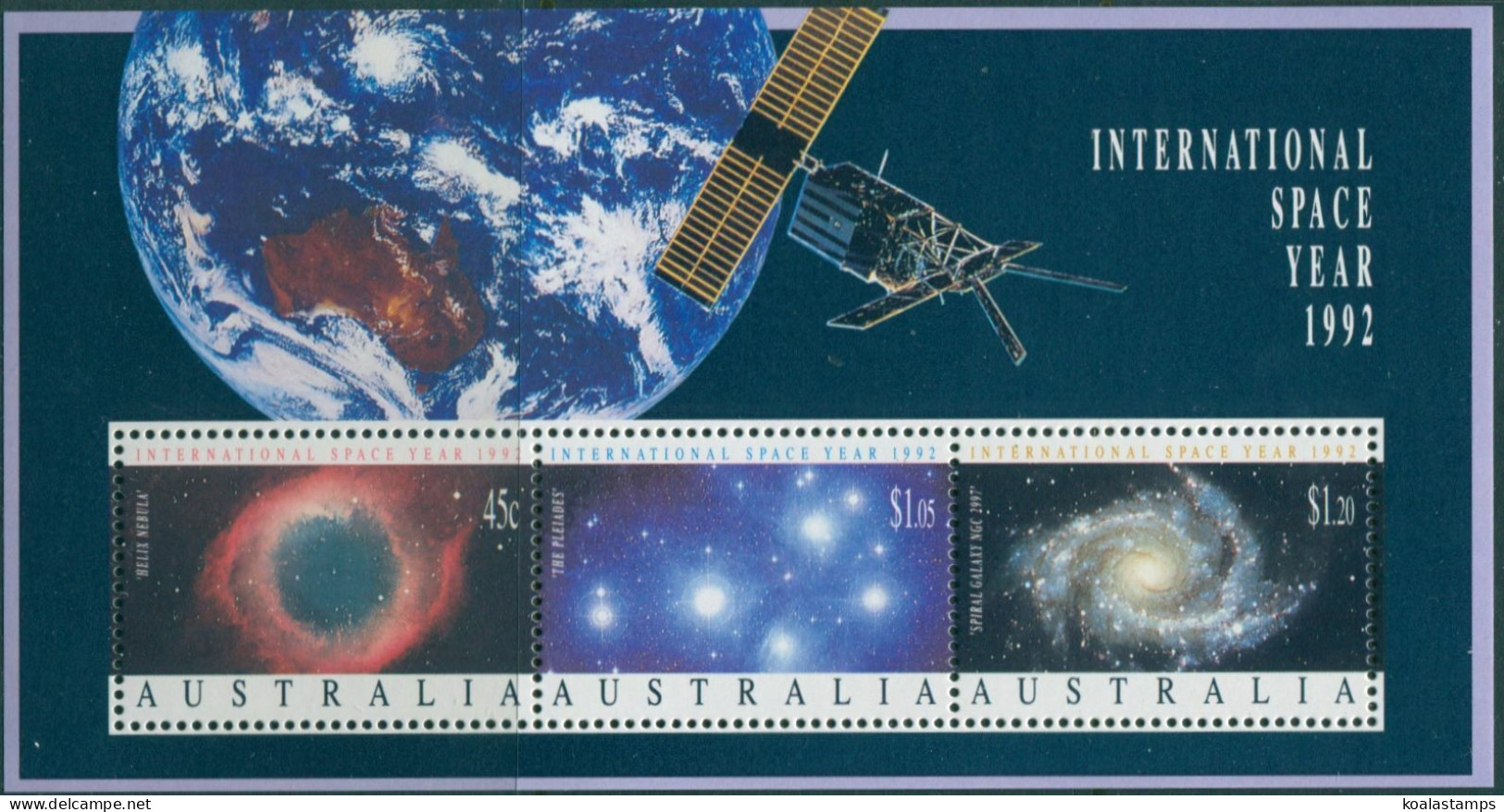Australia 1992 SG1346 International Space Year MS MNH - Andere & Zonder Classificatie