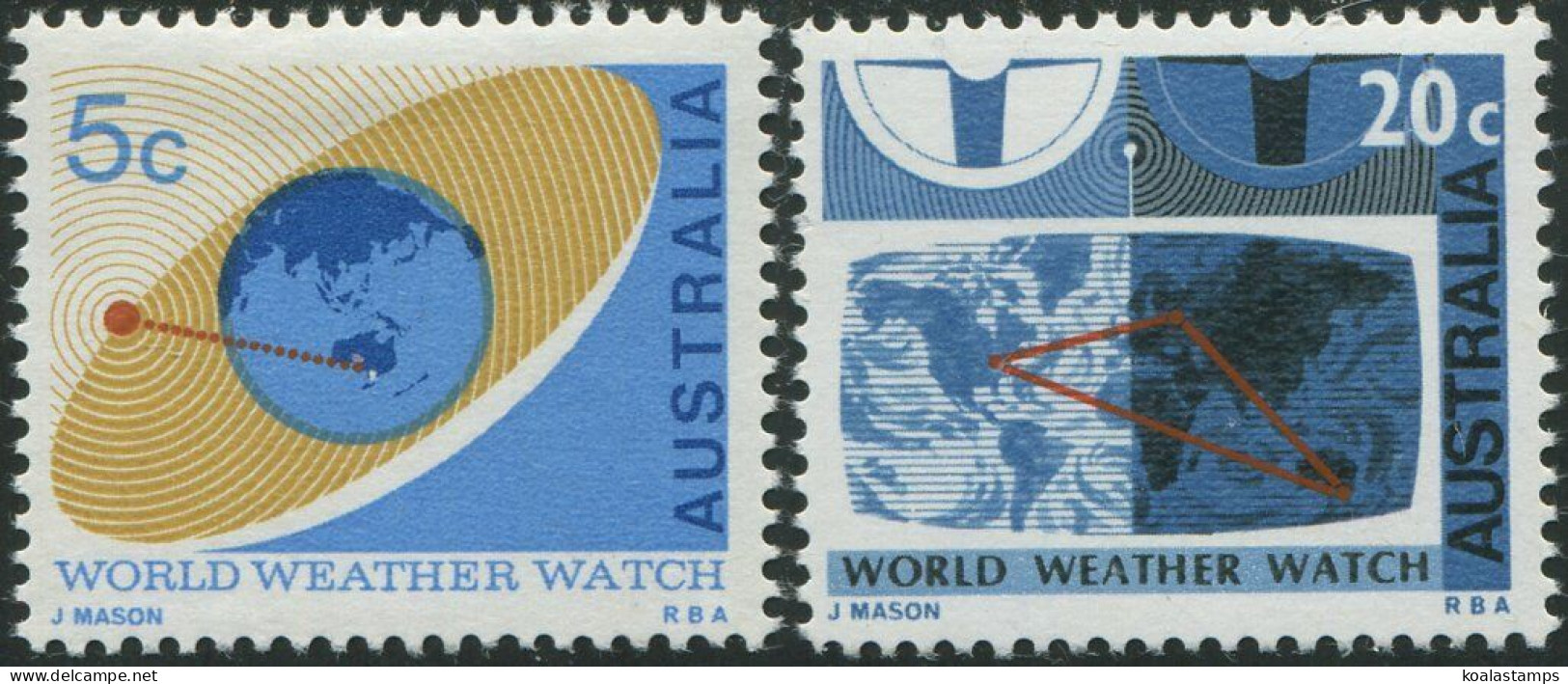 Australia 1968 SG417 World Weather Watch Set MNH - Andere & Zonder Classificatie