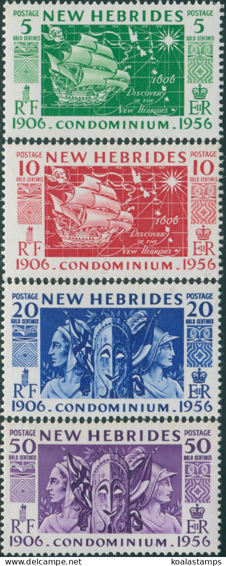 New Hebrides 1956 SG80-83 Condominium Set MNH - Other & Unclassified