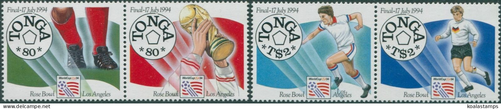 Tonga 1994 SG1271a-1273a World Cup Football Set MNH - Tonga (1970-...)