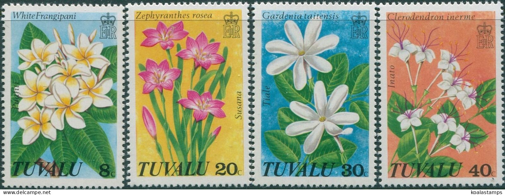 Tuvalu 1978 SG101-104 Wild Flowers MNH - Tuvalu (fr. Elliceinseln)