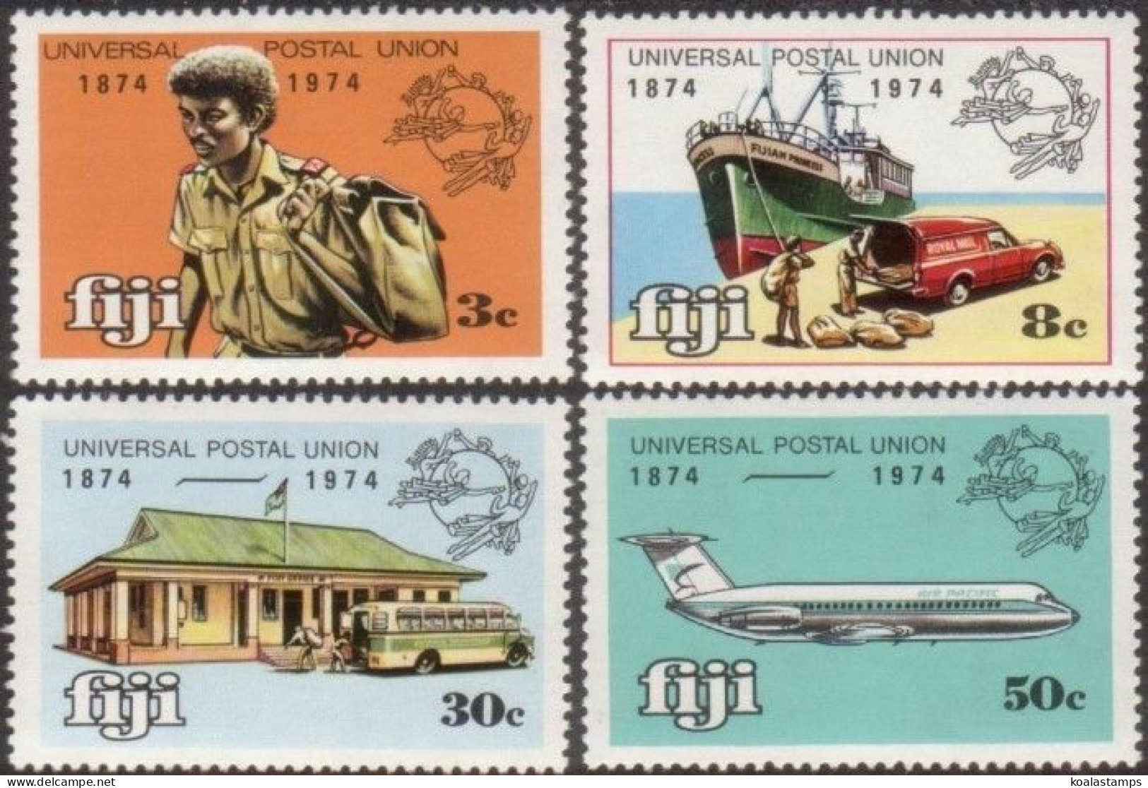 Fiji 1974 SG495-498 Universal Postal Union Set MNH - Fidji (1970-...)