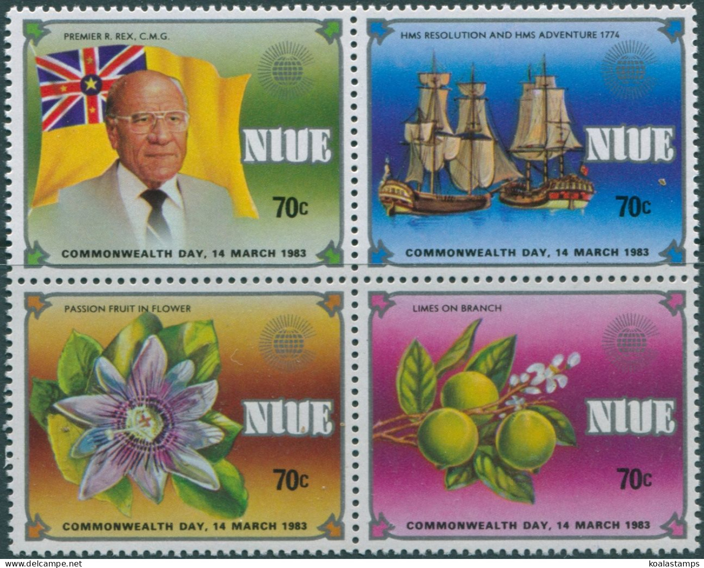 Niue 1983 SG475-478 Commonwealth Day Set MNH - Niue