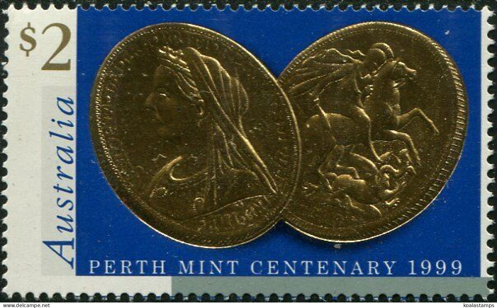 Australia 1999 SG1881 $2 Perth Stamp Of Mint Coins MNH - Andere & Zonder Classificatie