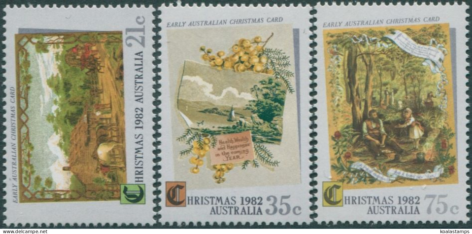 Australia 1982 SG856-858 Christmas Set MNH - Andere & Zonder Classificatie