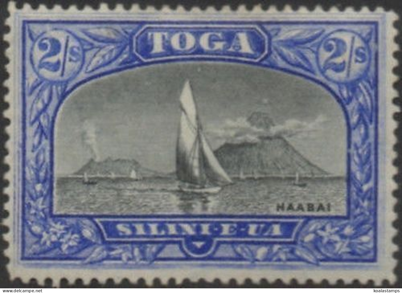 Tonga 1897 SG51a 2/- View Of Haapai MH - Tonga (1970-...)