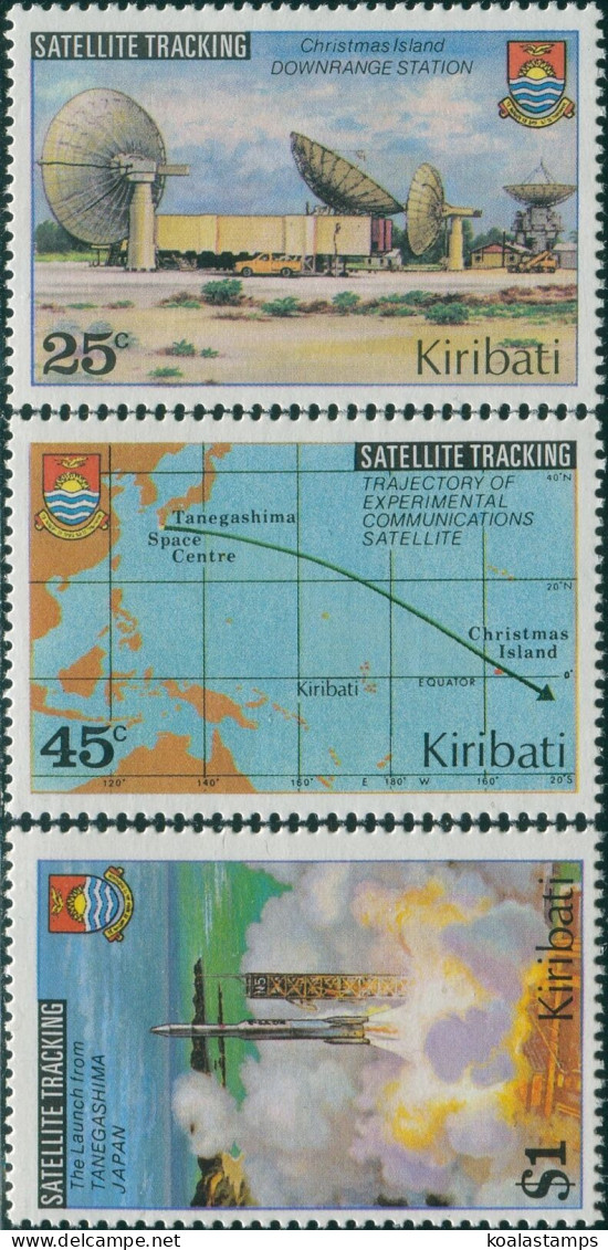 Kiribati 1980 SG109-111 Satellite Set MNH - Kiribati (1979-...)