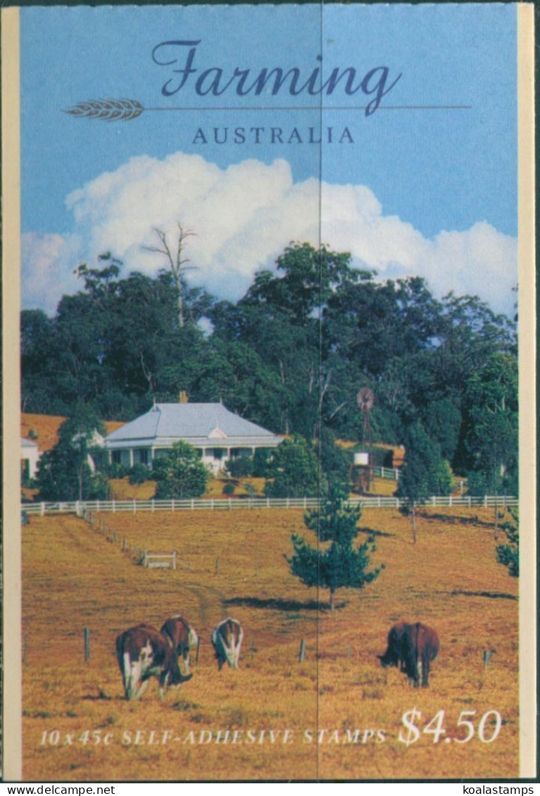 Australia Booklet 1998 SG1759-1763 45c Farming Strips MNH - Autres & Non Classés