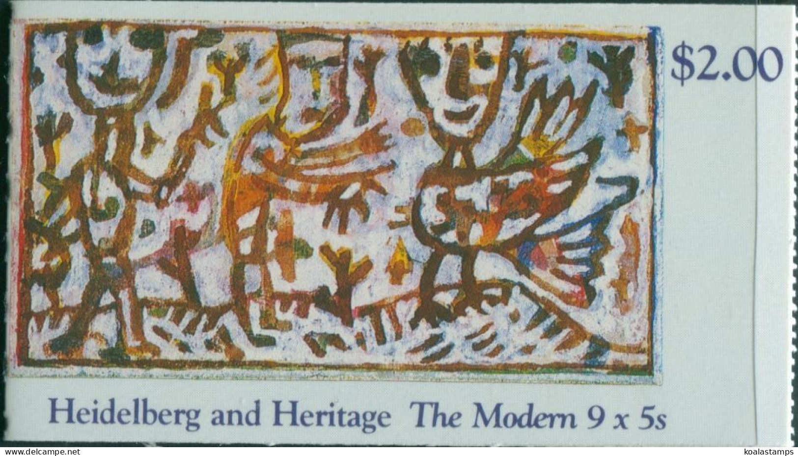 Australia Booklet 1990 SG1269-1270 Heidelberg And Heritage MNH - Sonstige & Ohne Zuordnung