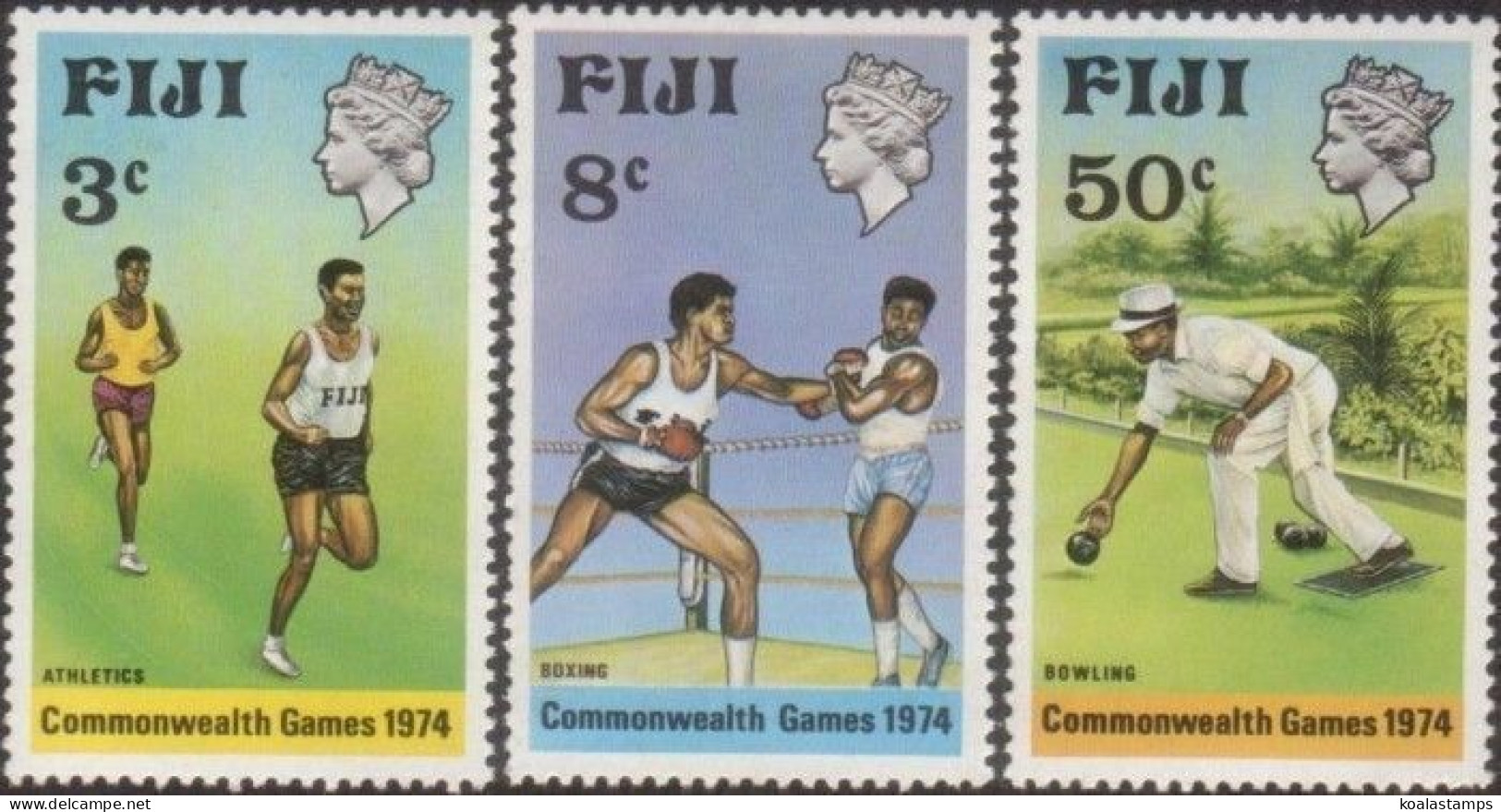 Fiji 1974 SG489-491 Commonwealth Games Christchurch Set MNH - Fidji (1970-...)