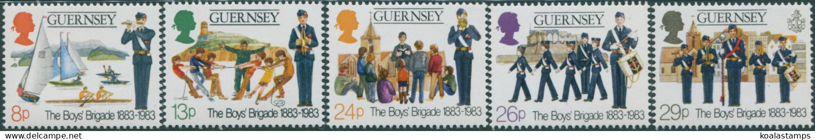 Guernsey 1982 SG268-272 Boys Brigade Set MNH - Guernsey