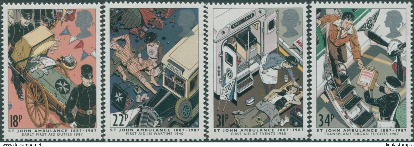 Great Britain 1987 SG1359-1362 QEII St John Ambulance Set MNH - Non Classés