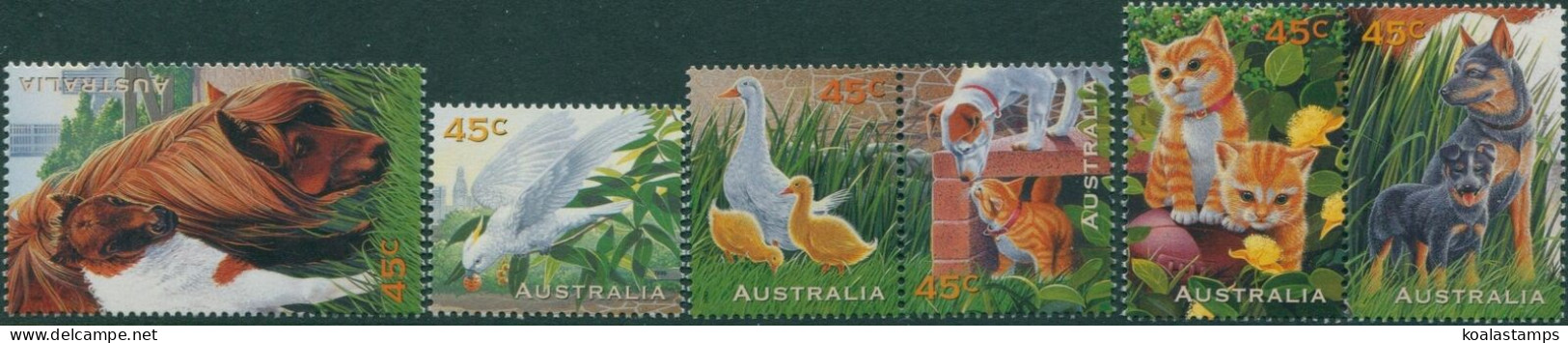 Australia 1996 SG1645-1650 Pets Set MNH - Sonstige & Ohne Zuordnung