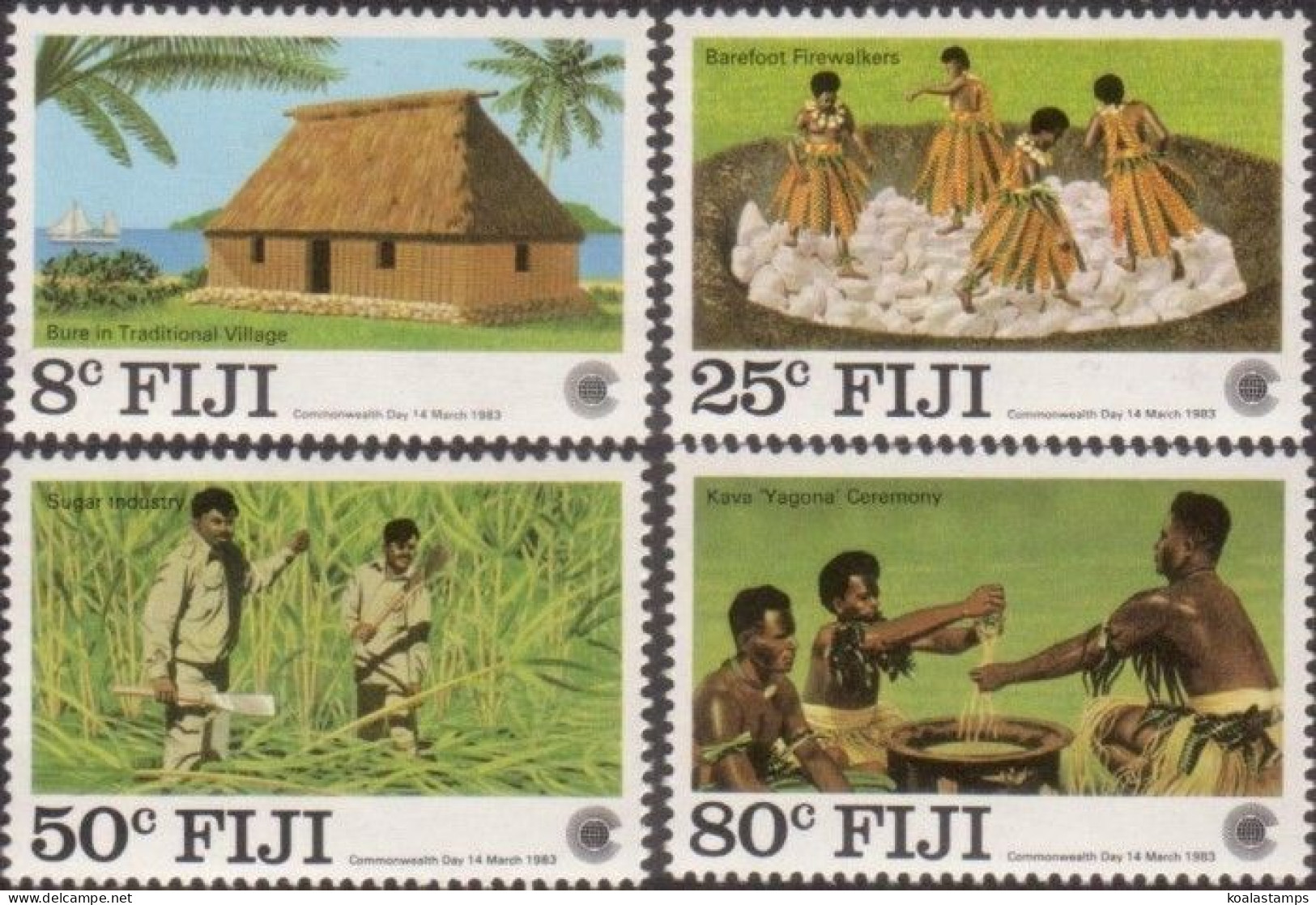 Fiji 1983 SG655-658 Commonwealth Day Set MNH - Fiji (1970-...)