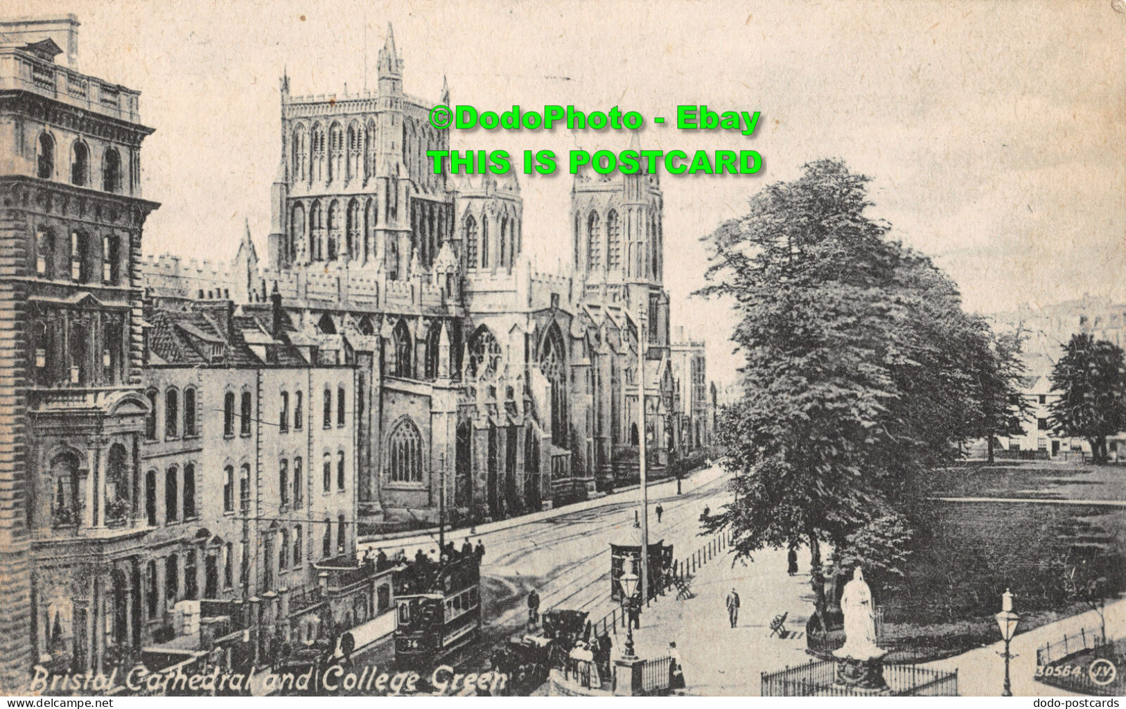 R454130 Bristol Cathedral And College Green. W. 1917 - World
