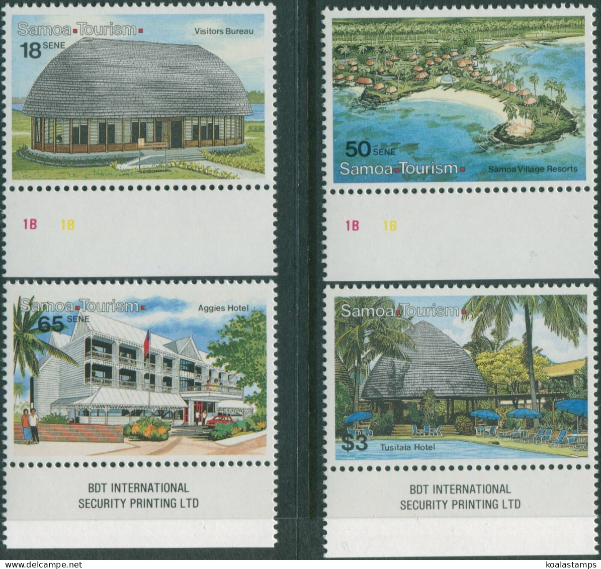 Samoa 1990 SG847-850 Tourism Set MNH - Samoa (Staat)