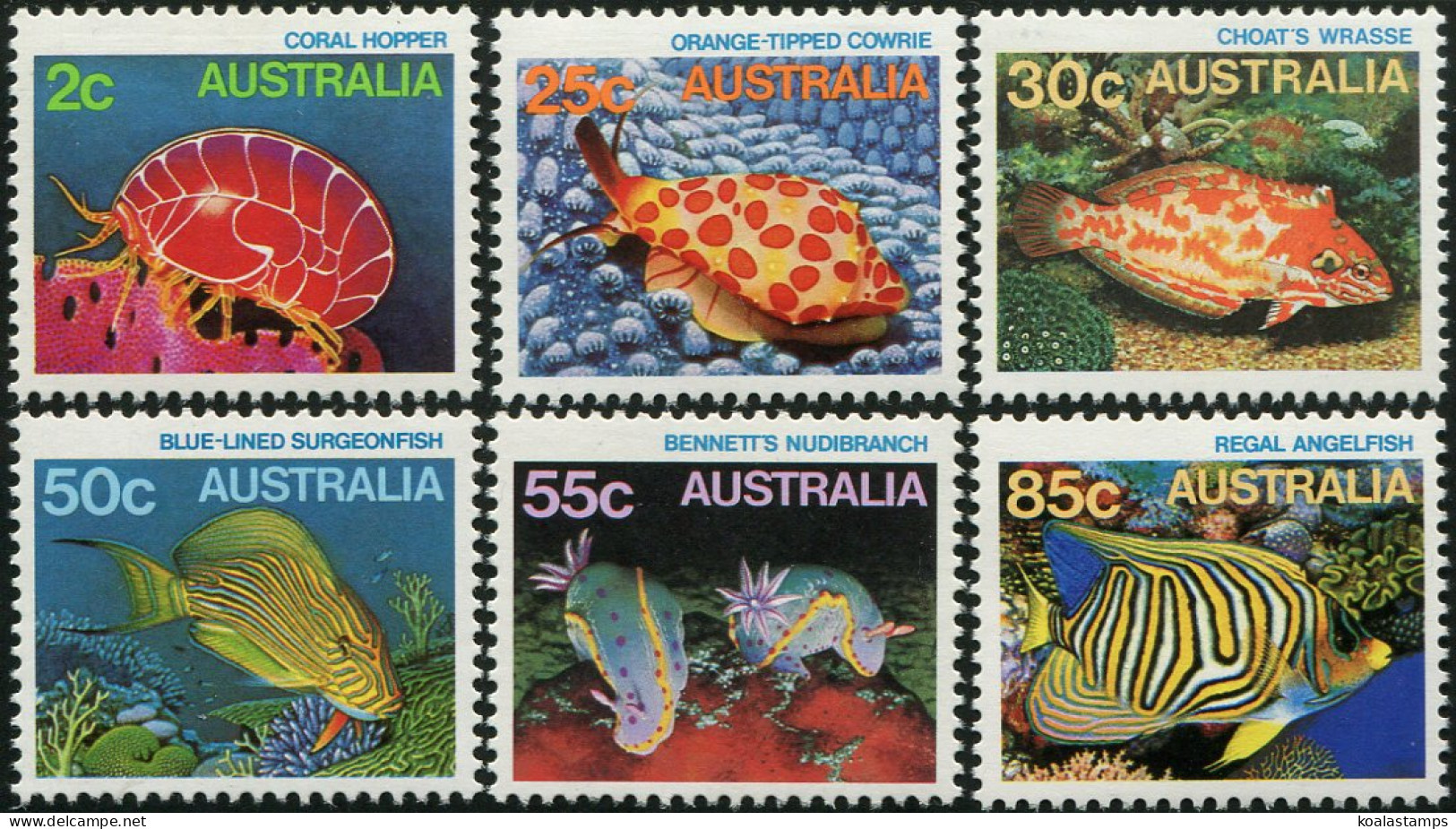 Australia 1984 SG919 Marine Life Set Of 6 MNH - Sonstige & Ohne Zuordnung