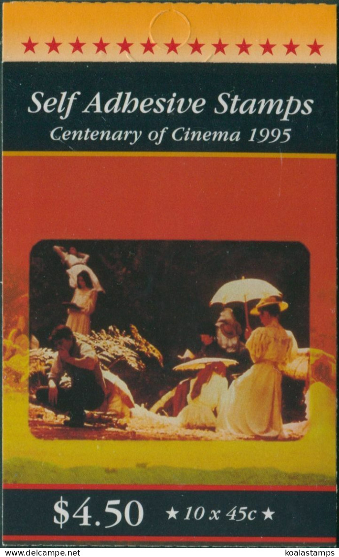 Australia Booklet 1995 SG1535-1539 45c Cinema MNH - Autres & Non Classés