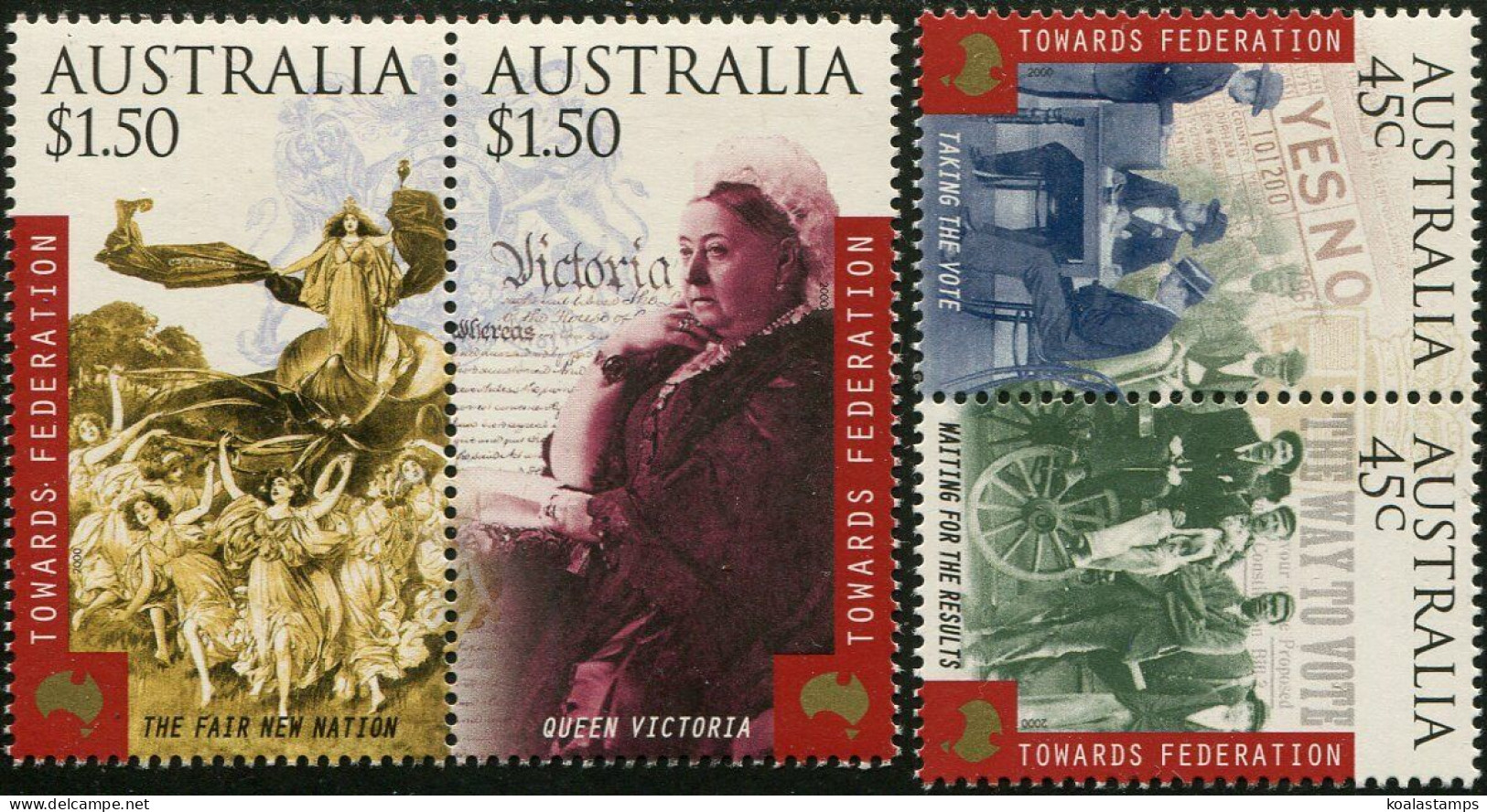 Australia 2000 SG1977 Towards Federation Set MNH - Other & Unclassified