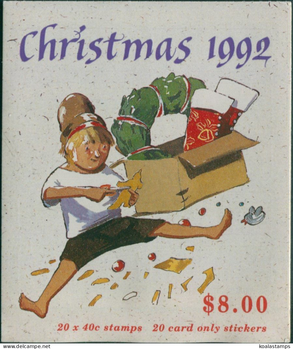Australia Booklet 1992 SG1383 40c Christmas MNH - Altri & Non Classificati