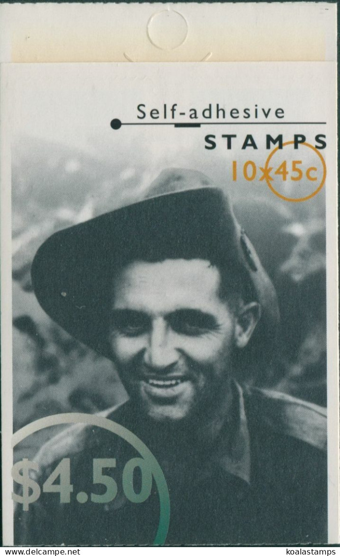 Australia Booklet 1995 SG1525-1529 45c WWII Heroes MNH - Sonstige & Ohne Zuordnung
