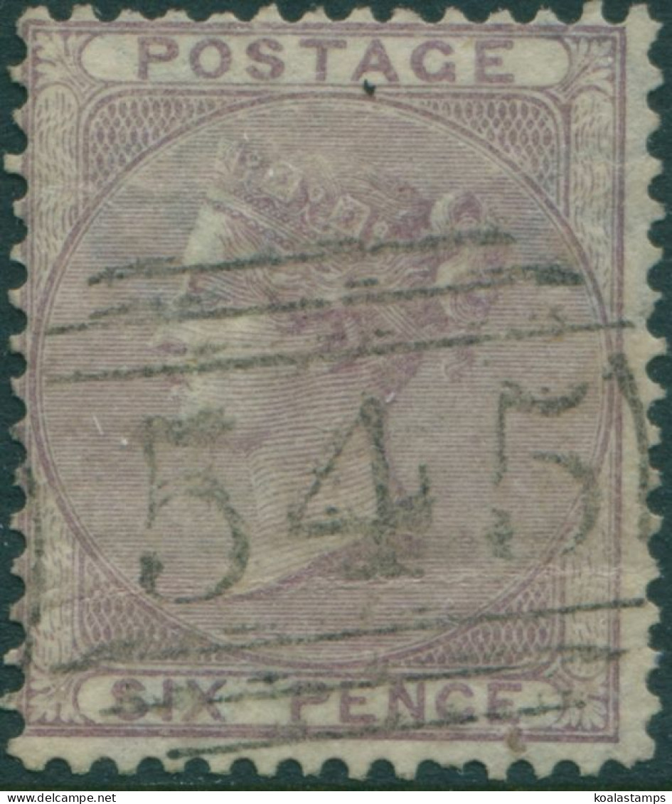 Great Britain 1855 SG70 6d Pale Lilac QV FU - Other & Unclassified