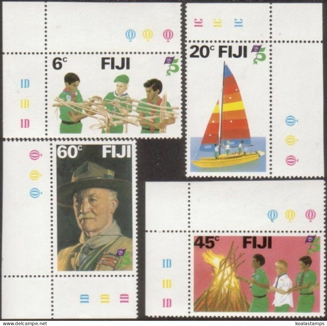 Fiji 1982 SG628-631 Boy Scout Movement Set MNH - Fidji (1970-...)