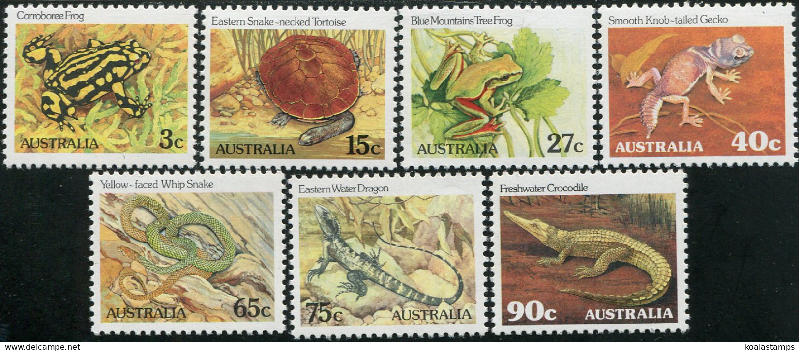 Australia 1982 SG782 Wildlife Set Of 7 MNH - Sonstige & Ohne Zuordnung