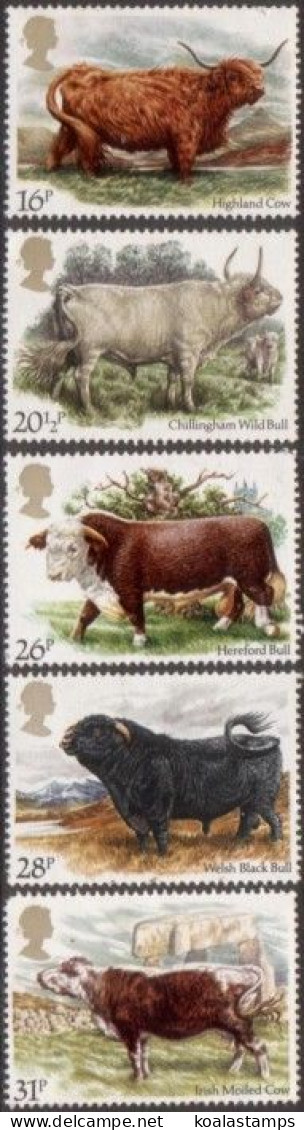 Great Britain 1984 SG1240 Cattle Set MNH - Unclassified