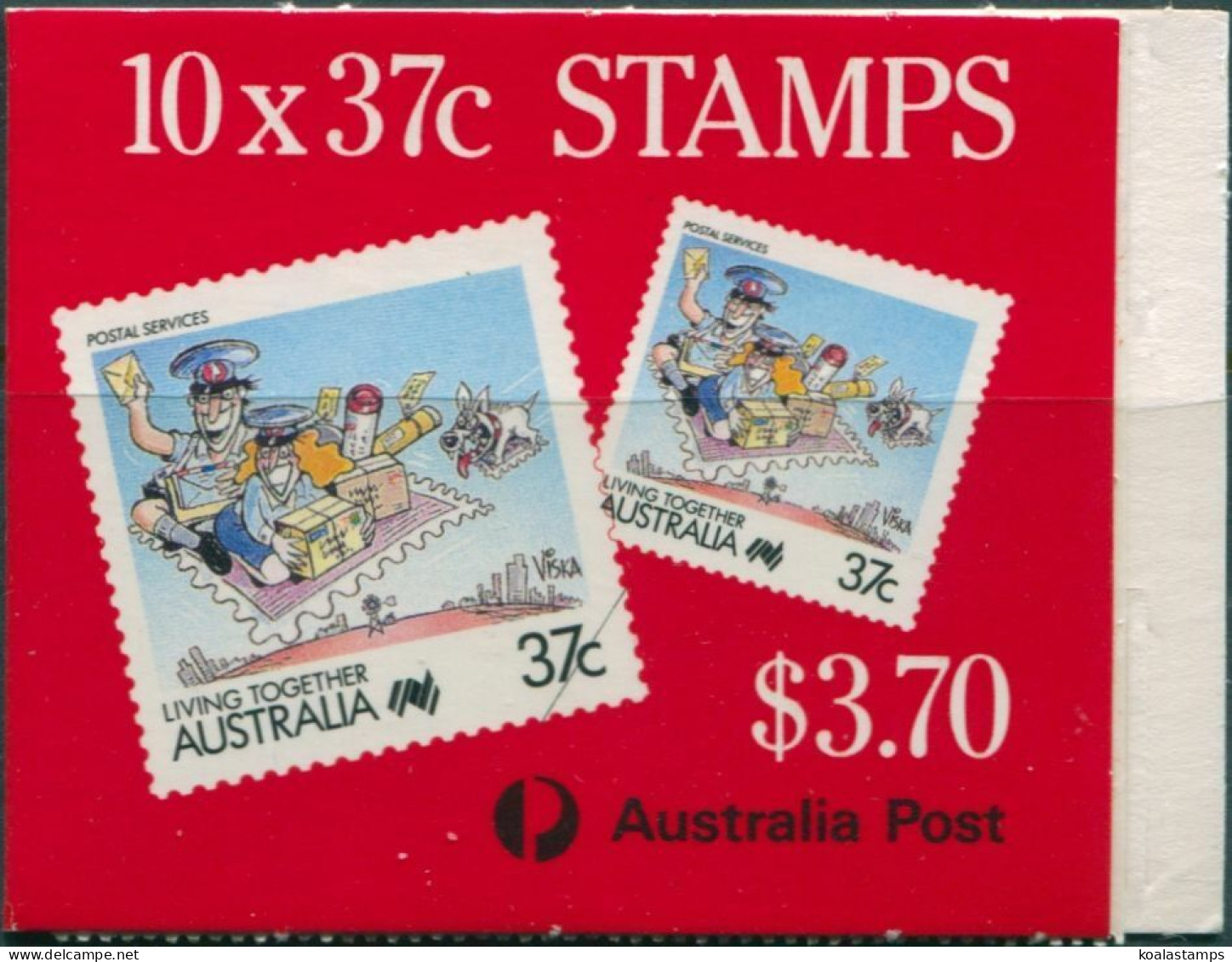 Australia Booklet 1988 SG1121 37c Postal Services Type I MNH - Sonstige & Ohne Zuordnung