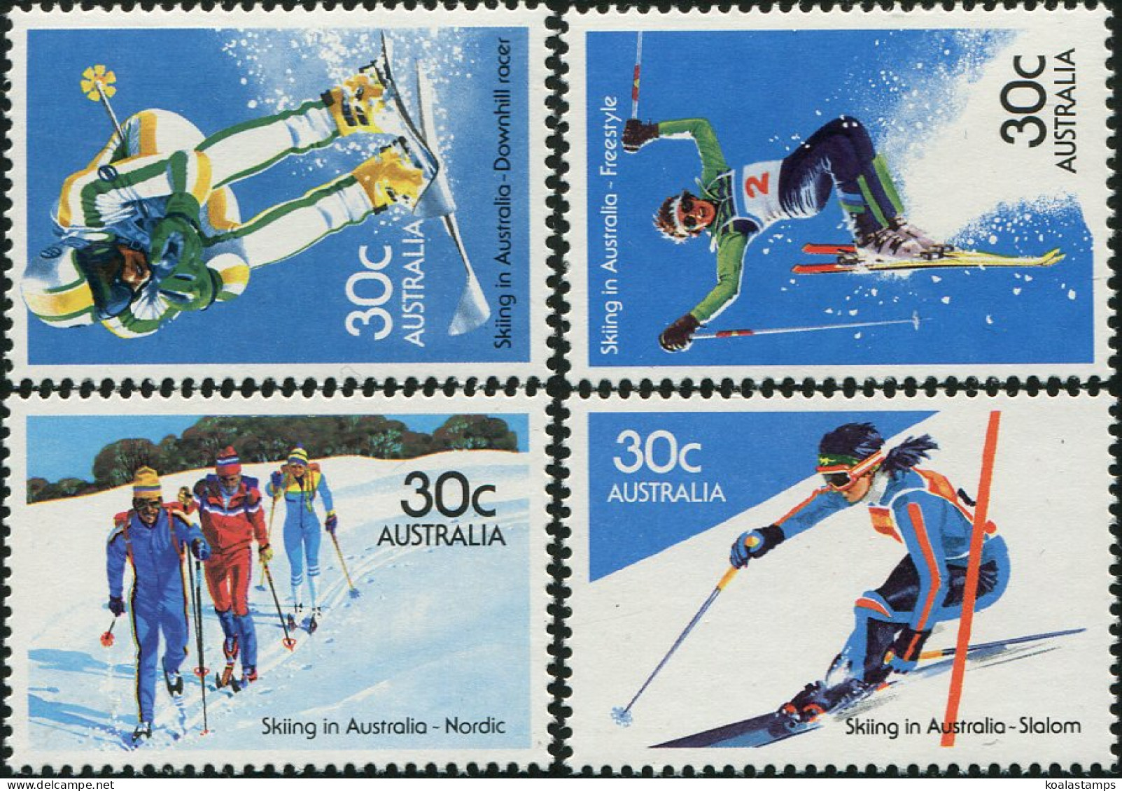 Australia 1984 SG915 Skiing Set MNH - Sonstige & Ohne Zuordnung