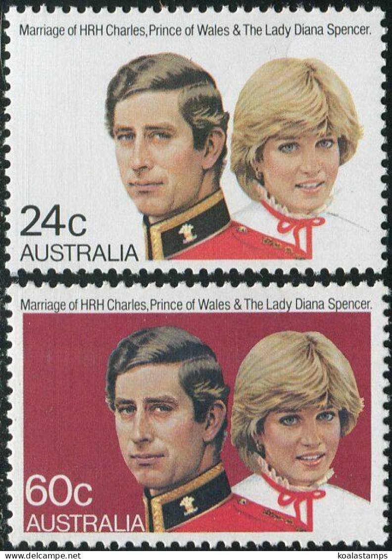 Australia 1981 SG821 Royal Wedding Set MNH - Autres & Non Classés