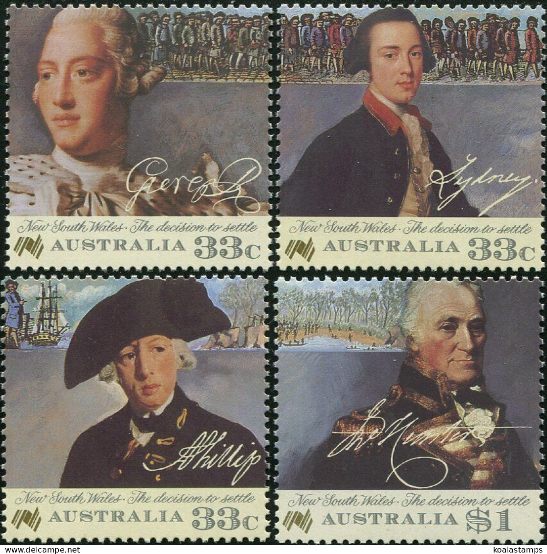 Australia 1986 SG1019 Convict Settlement Of NSW Set MNH - Andere & Zonder Classificatie