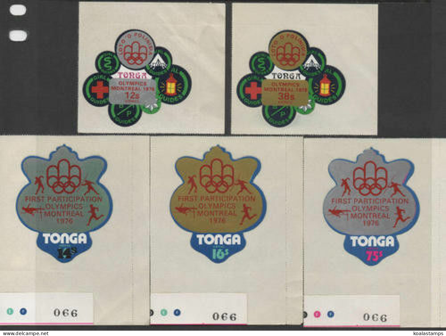 Tonga 1976 SG563-567 Olympic Games Montreal Airmail Set MNH - Tonga (1970-...)