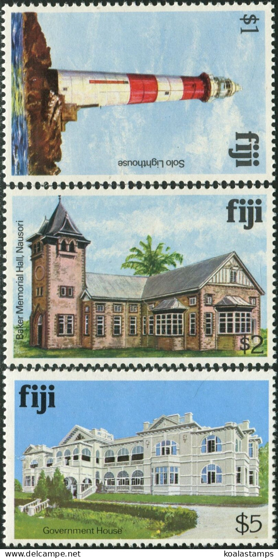 Fiji 1979 SG594A-595cA Architecture MNH - Fiji (1970-...)
