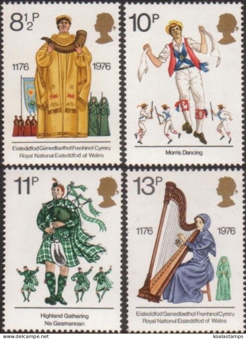 Great Britain 1976 SG1010-1013 British Cultural Traditions Set MNH - Unclassified
