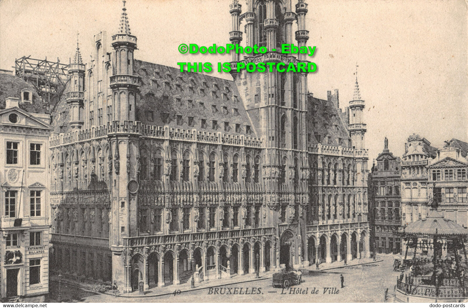 R454136 Bruxelles. L HOtel De Ville. ND. Phot. 1907 - World