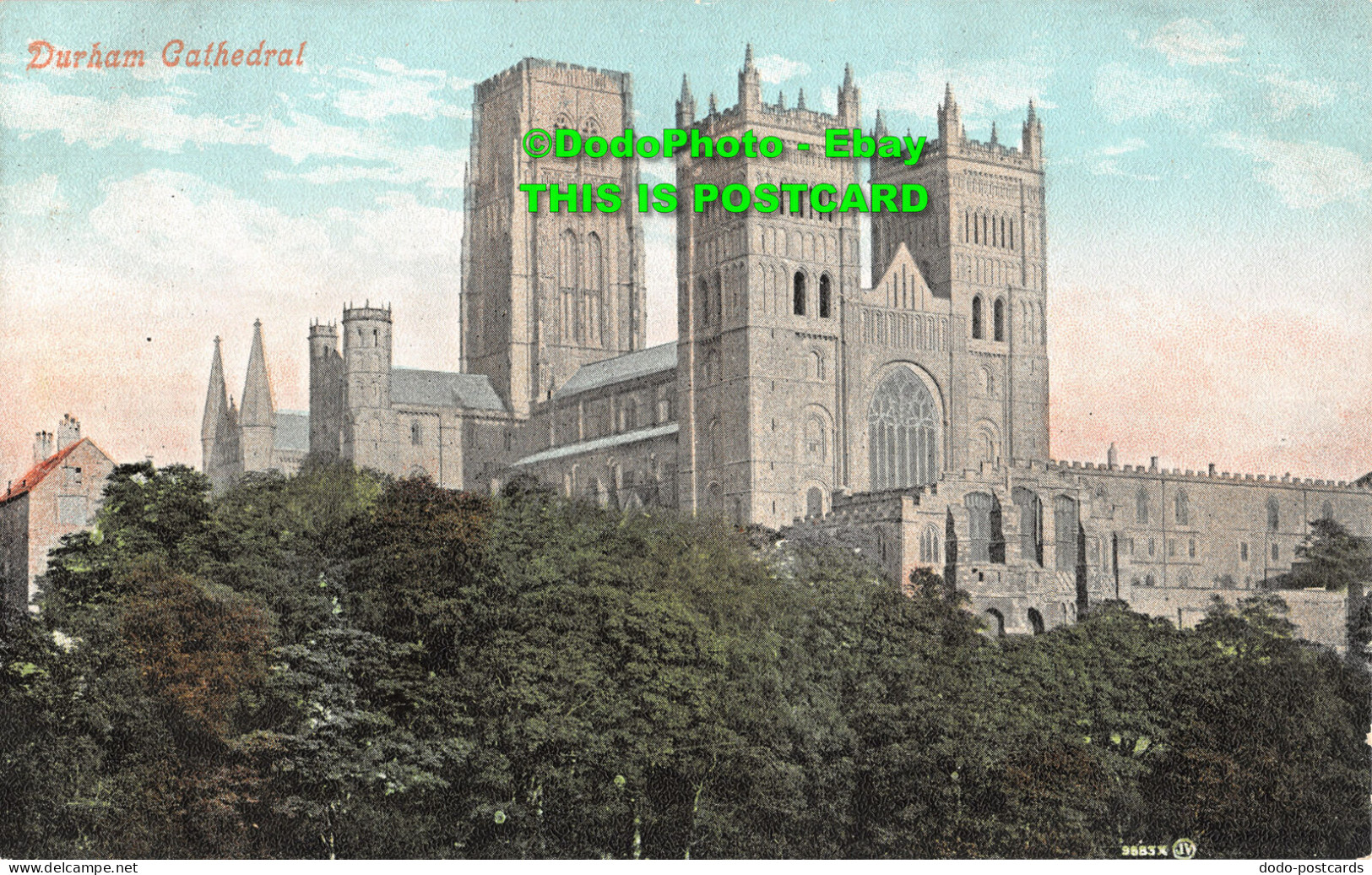 R454146 Durham Cathedral. Valentines Series - World