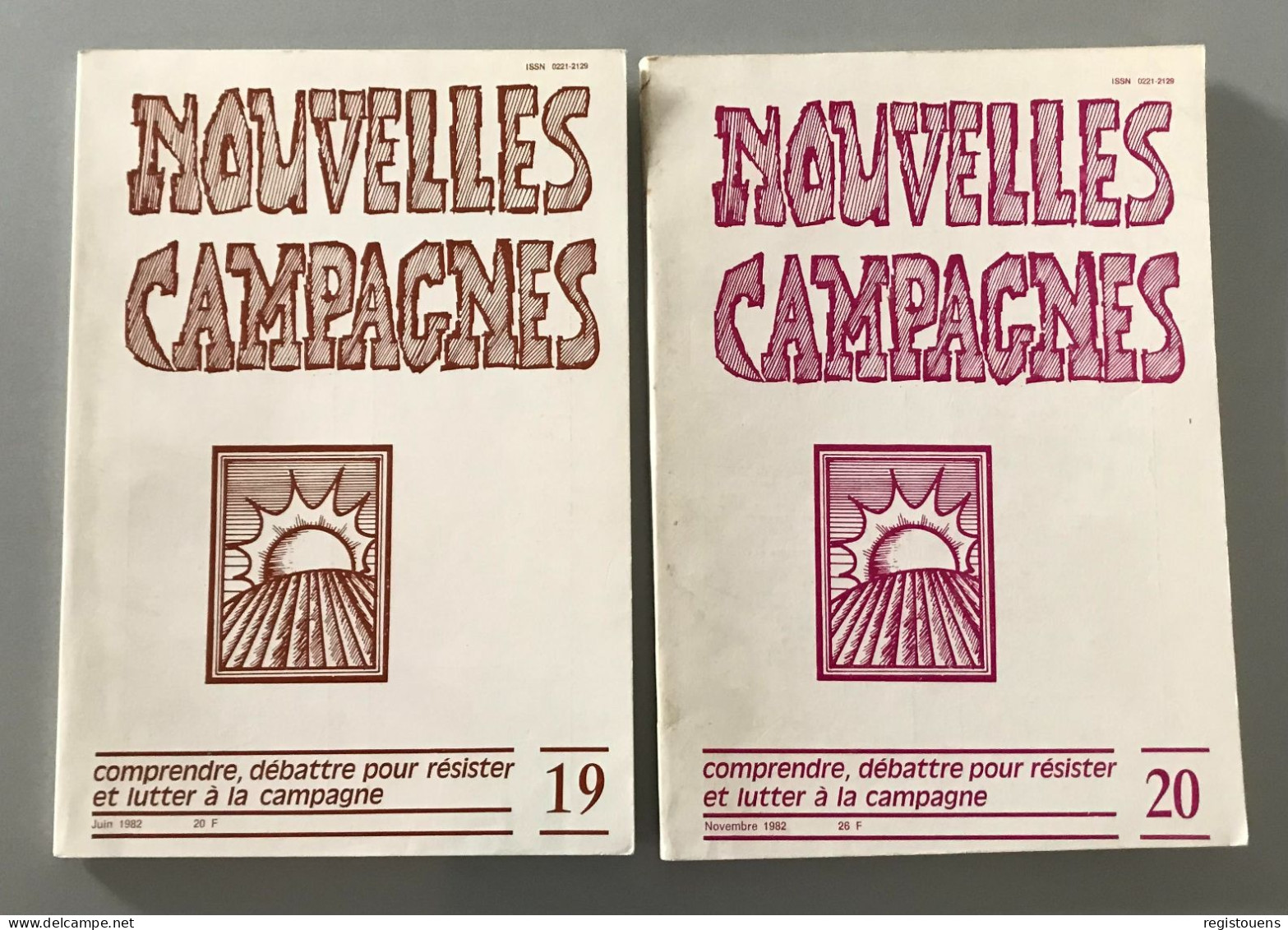 Nouvelles Campagnes N° 19 / 20 - ( Lot De 2 Revues ) - Lots De Plusieurs Livres